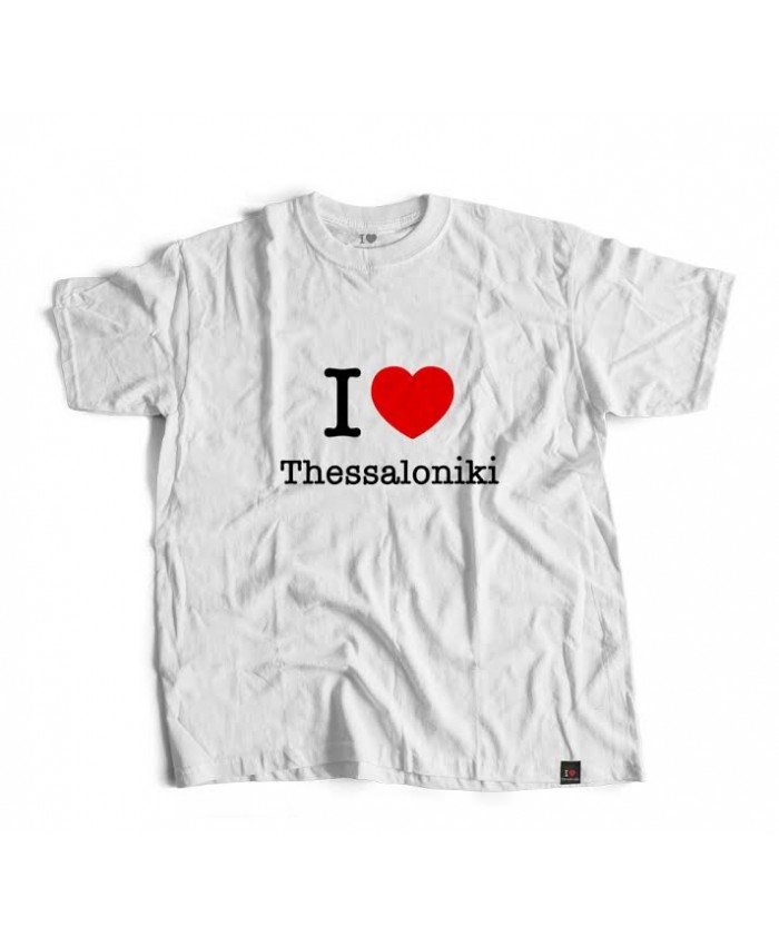 T-shirt I Love Thessaloniki White