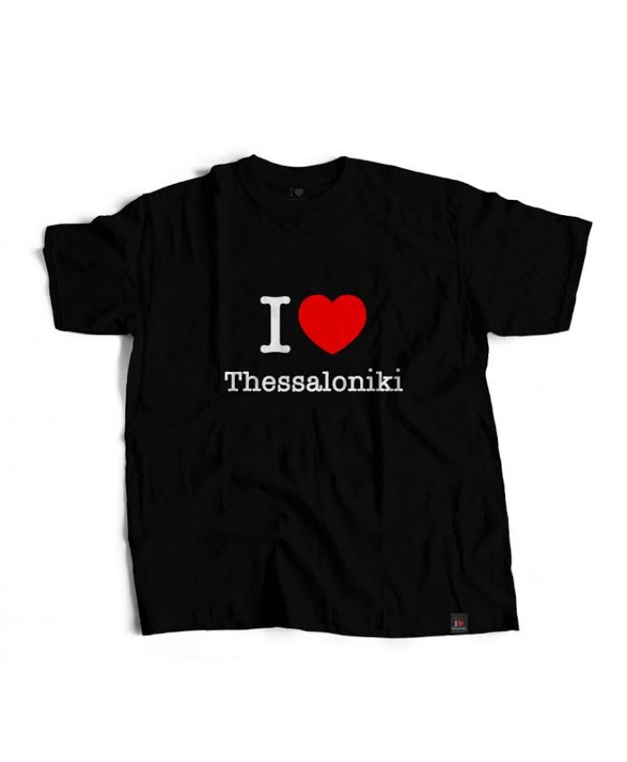 T-shirt I Love Thessaloniki Black