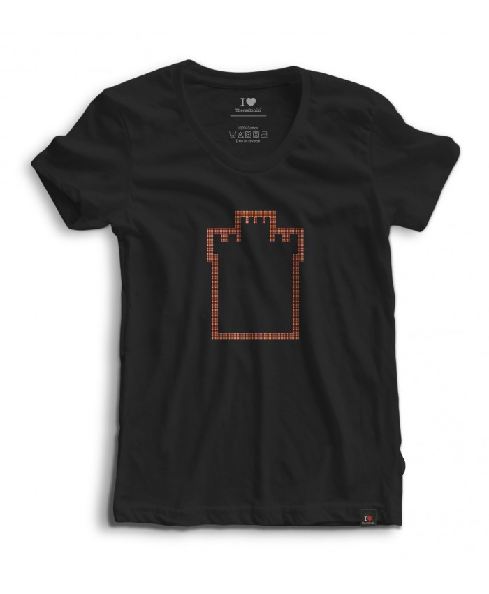 T-shirt Strass White Tower Black